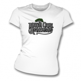 Black Oak Arkansas (As Worn By Joey Ramone, Ramones) Womens Slim Fit T-Shirt