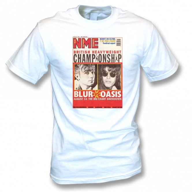 Blur vs. Oasis (NME Cover) T-Shirt