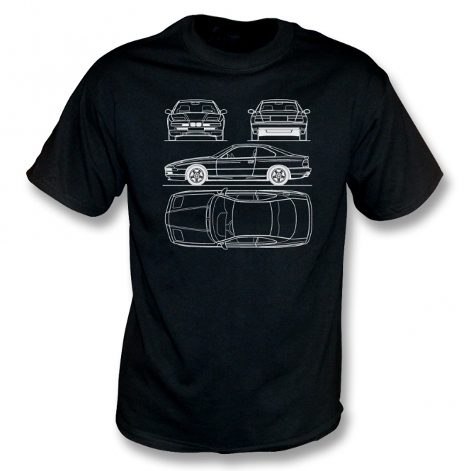BMW 8-Series Blueprint Kids T-Shirt