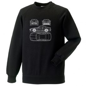 BMW 8-Series Blueprint Sweatshirt
