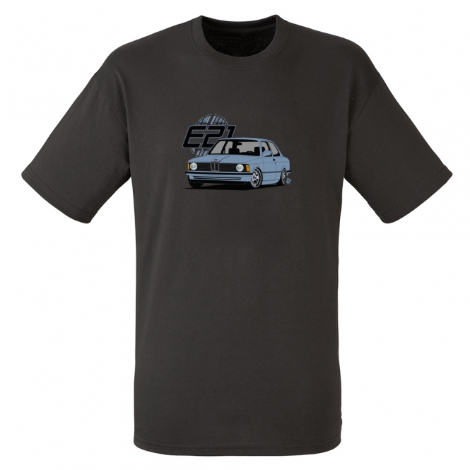BMW E21 (Blue Car) T-Shirt