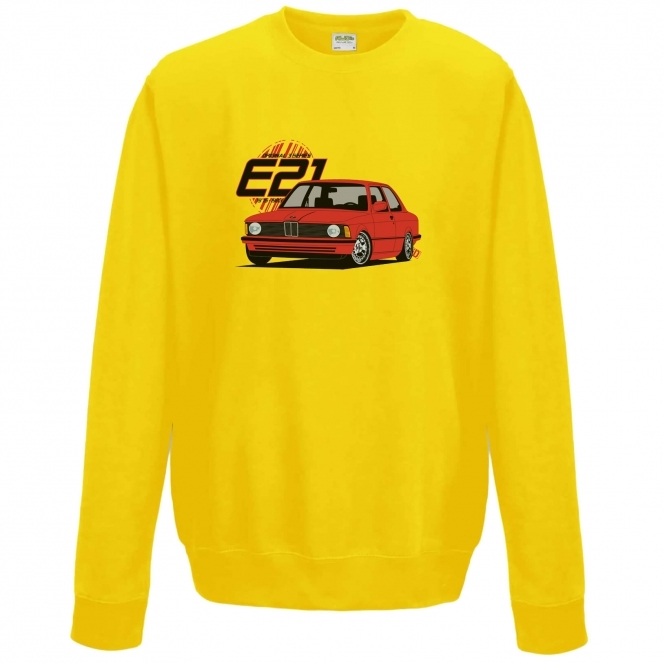 BMW E21 (Red Car) Sweatshirt