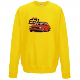 BMW E21 (Red Car) Sweatshirt