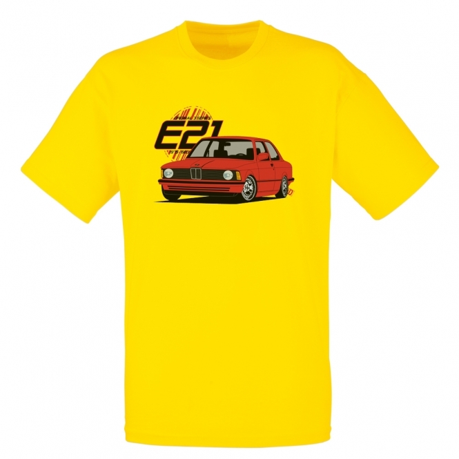 BMW E21 (Red Car) T-Shirt