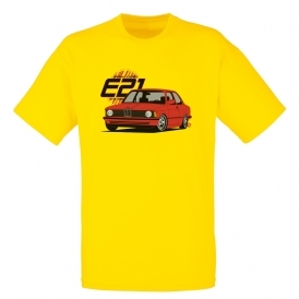 BMW E21 (Red Car) T-Shirt