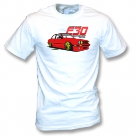 BMW E30 "Beauty And A Beast" (White Car) T-Shirt