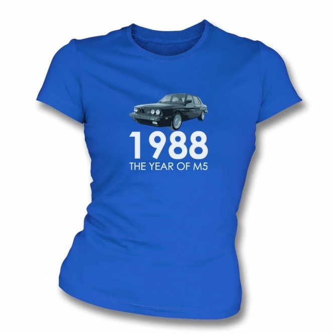 BMW E34 M5 (1988) Womens Slim Fit T-Shirt
