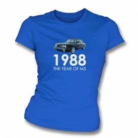 BMW E34 M5 (1988) Womens Slim Fit T-Shirt