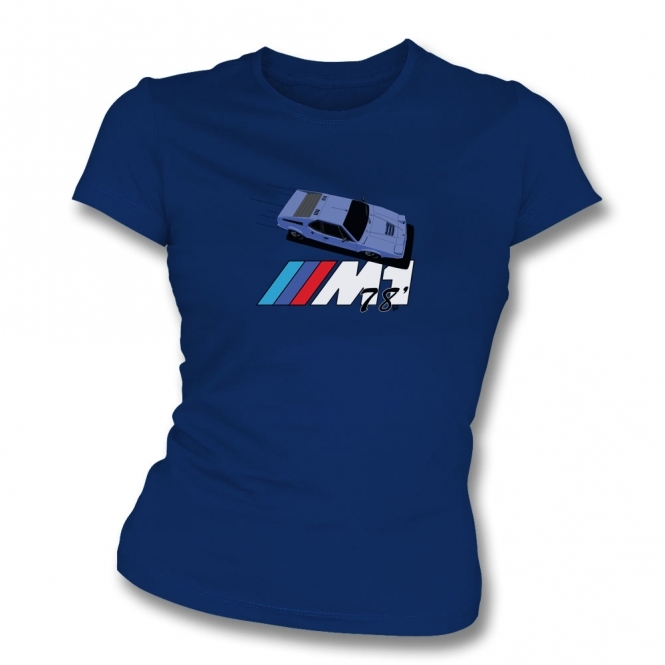 BMW M1 (1978) Womens Slim Fit T-Shirt