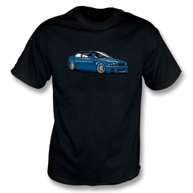 BMW M3 (Blue Car) Kids T-Shirt