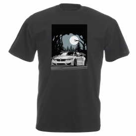 BMW M4 At Night Vintage Wash T-Shirt