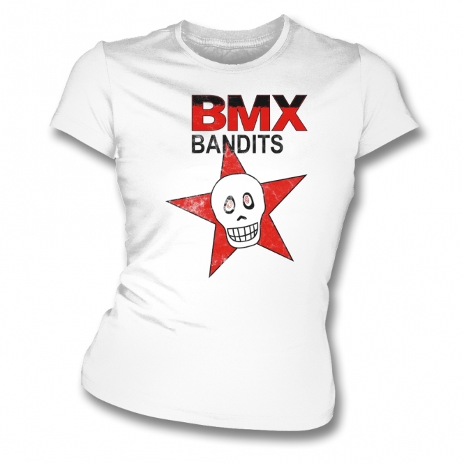 BMX Bandits (As Worn By Kurt Cobain, Nirvana) Organic Womens Slim Fit T-Shirt