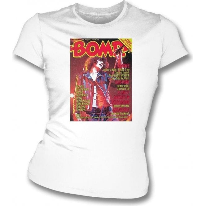 Bomp Magazine - The Ramones Womens Slim Fit T-Shirt