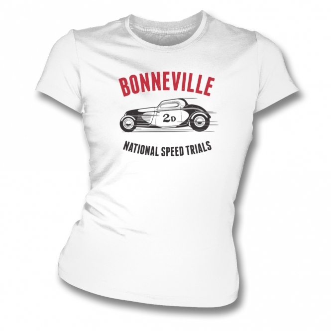 Bonneville National Speed Trials Womens Slim Fit T-Shirt
