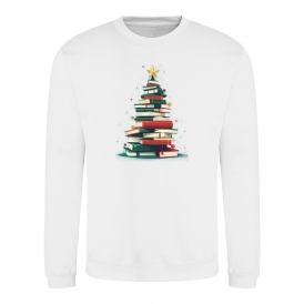 Book Christmas Tree Christmas Jumper