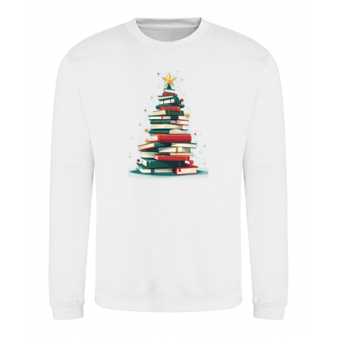 Book Christmas Tree Kids Christmas Jumper