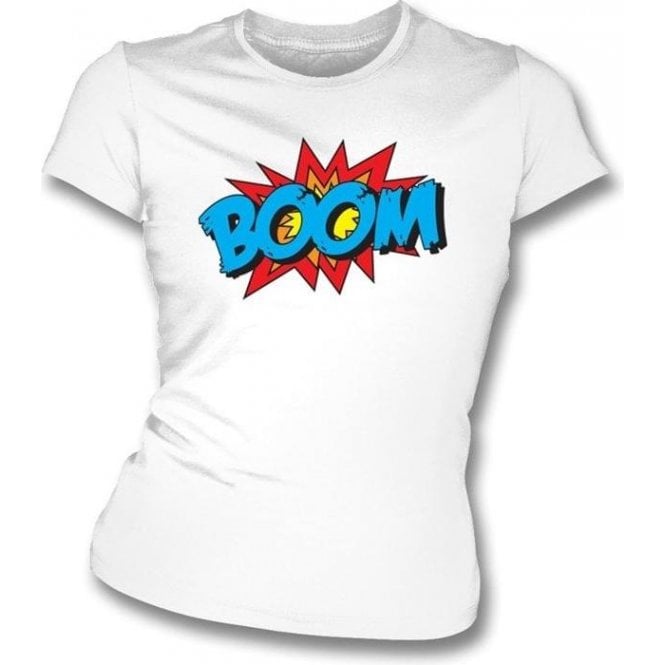 Boom Women's Slimfit T-shirt White