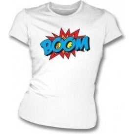 Boom Women's Slimfit T-shirt White