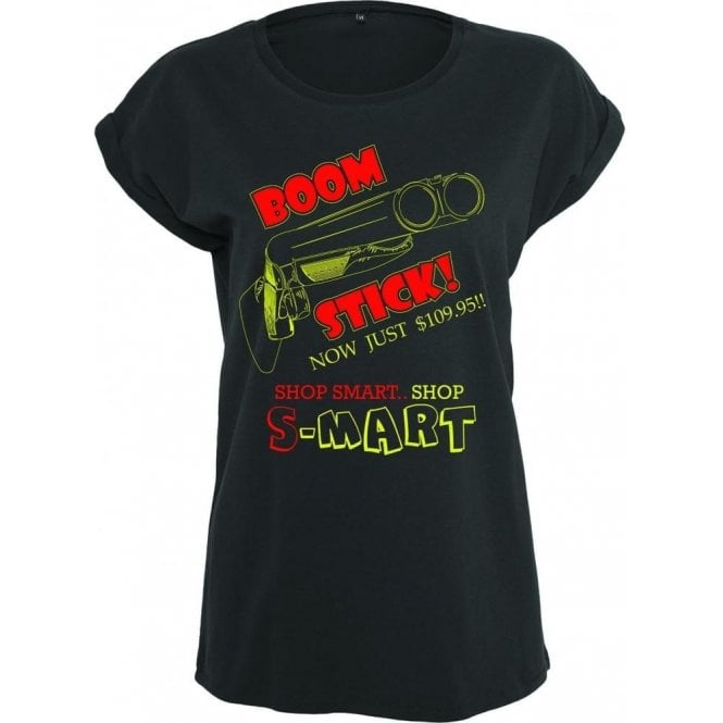 Boomstick (Inspired by Army of Darkness) Womens Extended Shoulder T-Shirt