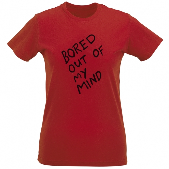 Bored Out Of My Mind (As Worn By Richey Edwards, Manic Street Preachers) Womens Slim Fit T-Shirt