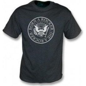 Born A Rocker Die A Rocker - Vintage Wash  T-shirt