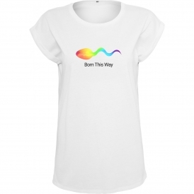 Born This Way Womens Extended Shoulder T-Shirt
