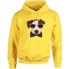 Bow Tie Dog Hooded Sweatshirt