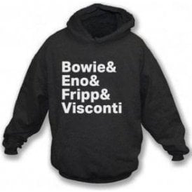 Bowie & Eno & Fripp & Visconti (Berlin Trilogy) Hooded Sweatshirt
