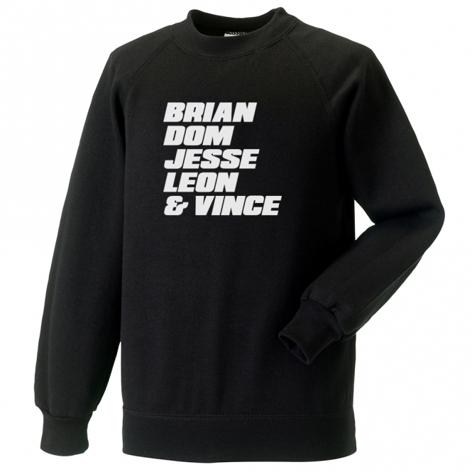 Brian, Dom, Jesse, Leon & Vince (Fast & Furious) Sweatshirt