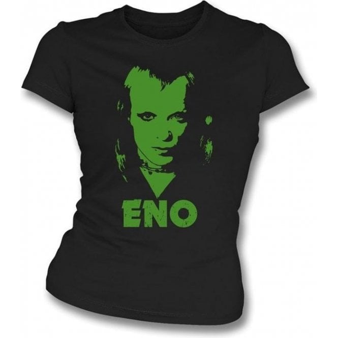 Brian Eno (70's Photo) Womens Slim-Fit T-shirt