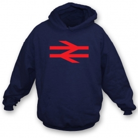 British Rail (As Worn By Damon Albarn, Blur/Gorillaz) Organic Hooded Sweatshirt
