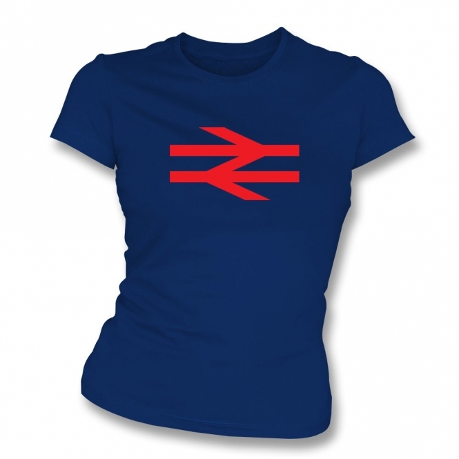British Rail (As Worn By Damon Albarn, Blur/Gorillaz) Womens Organic Slim Fit T-Shirt