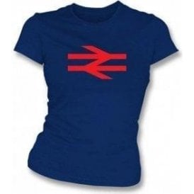 British Rail (As Worn By Damon Albarn, Blur/Gorillaz) Womens Slim Fit T-Shirt