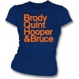 Brody Quint Hooper & Bruce (JAWS) Womens Slim Fit T-Shirt