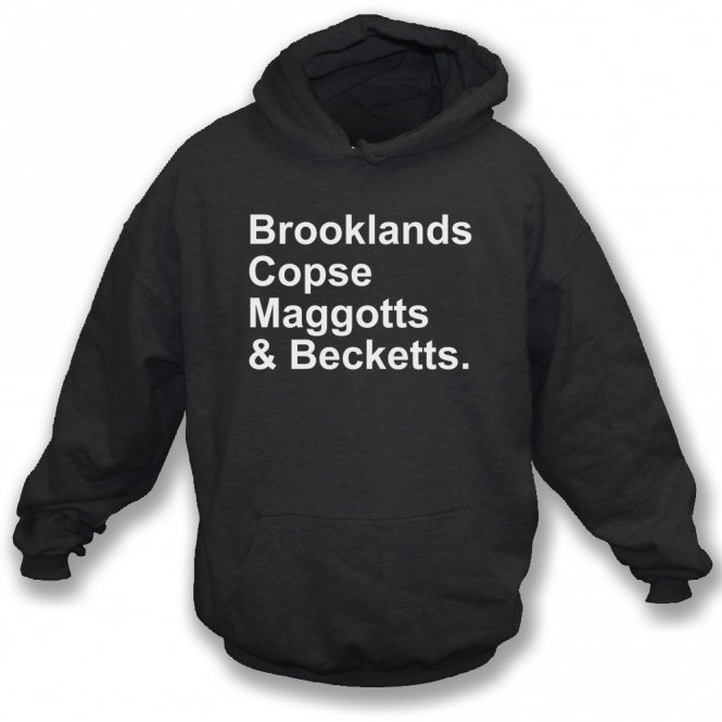 Brooklands, Copse, Maggots & Becketts (Silverstone) Kids Hooded Sweatshirt