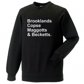 Brooklands, Copse, Maggots & Becketts (Silverstone) Kids Sweatshirt