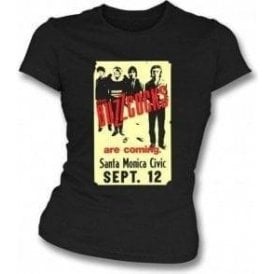 Buzzcocks 70's USA Poster Womens Slim-Fit T-shirt