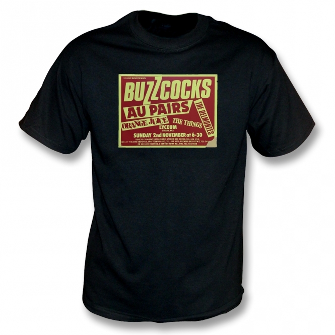 Buzzcocks Gig Poster 1980 T-Shirt