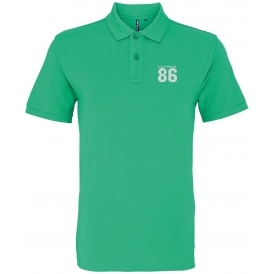 California 86 (As Worn By Damon Albarn, Blur/Gorillaz) Embroidered Left Breast Logo Polo Shirt
