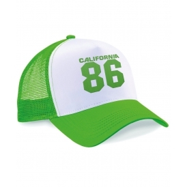 California 86 (As Worn By Damon Albarn, Blur/Gorillaz) Embroidered Trucker Cap