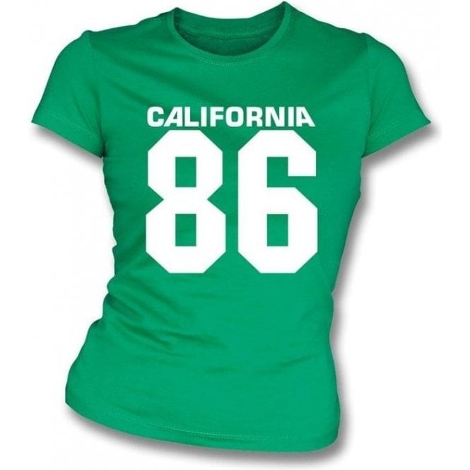 California 86 (As worn by Damon of Blur) Womens Slimfit T-shirt