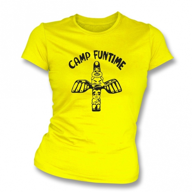 Camp Funtime Women's Organic Slim Fit T-shirt As Worn By Debbie Harry (Blondie)
