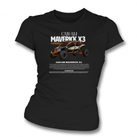 Can-Am Maverick X3 Organic Womens Slim Fit T-Shirt