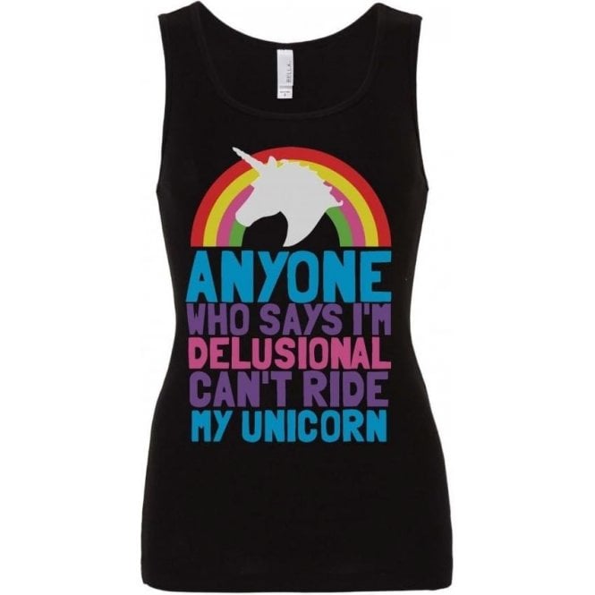 Can't Ride My Unicorn Women's Baby Rib Tank Top