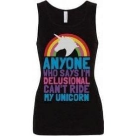 Can't Ride My Unicorn Women's Baby Rib Tank Top