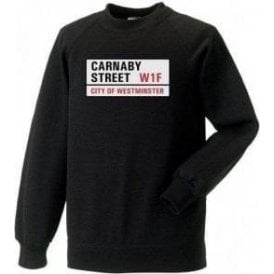 Carnaby Street Road Sign Sweatshirt