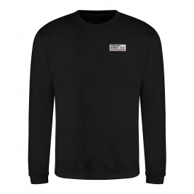 Carnaby Street Road Sign (The Jam Influenced) Embroidered Left Breast Logo Sweatshirt