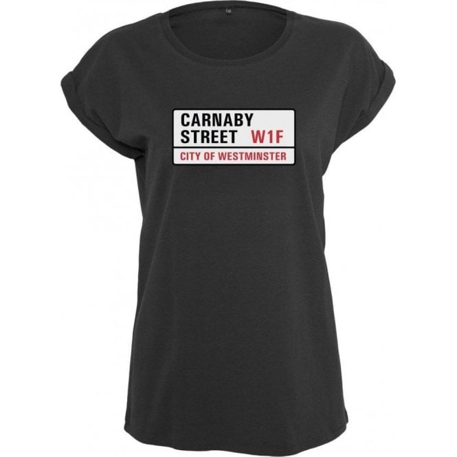 Carnaby Street Womens Extended Shoulder T-Shirt