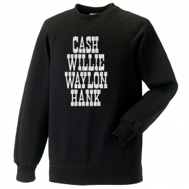 Cash Willie Waylon Hank Sweatshirt