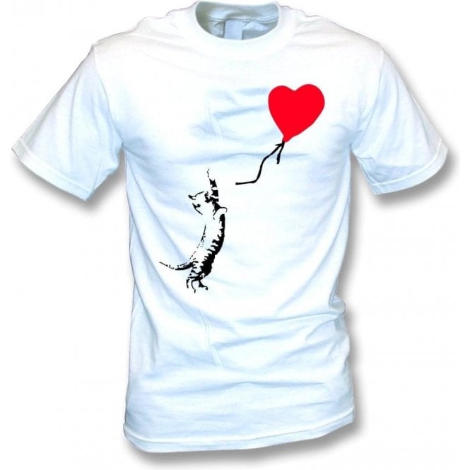 Cat (Banksy Art) Kids T-Shirt